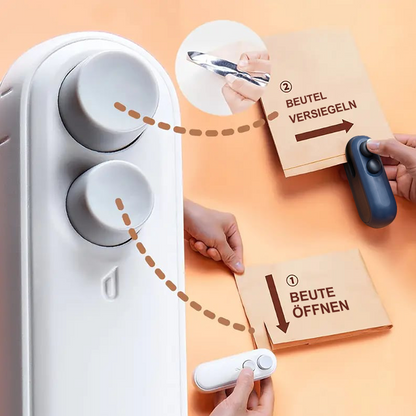 60% OFF💥Neujahrsangebot 55% Rabatt💥✨Mini Siegelmaschine – 🧊Frisch halten -Remifa®