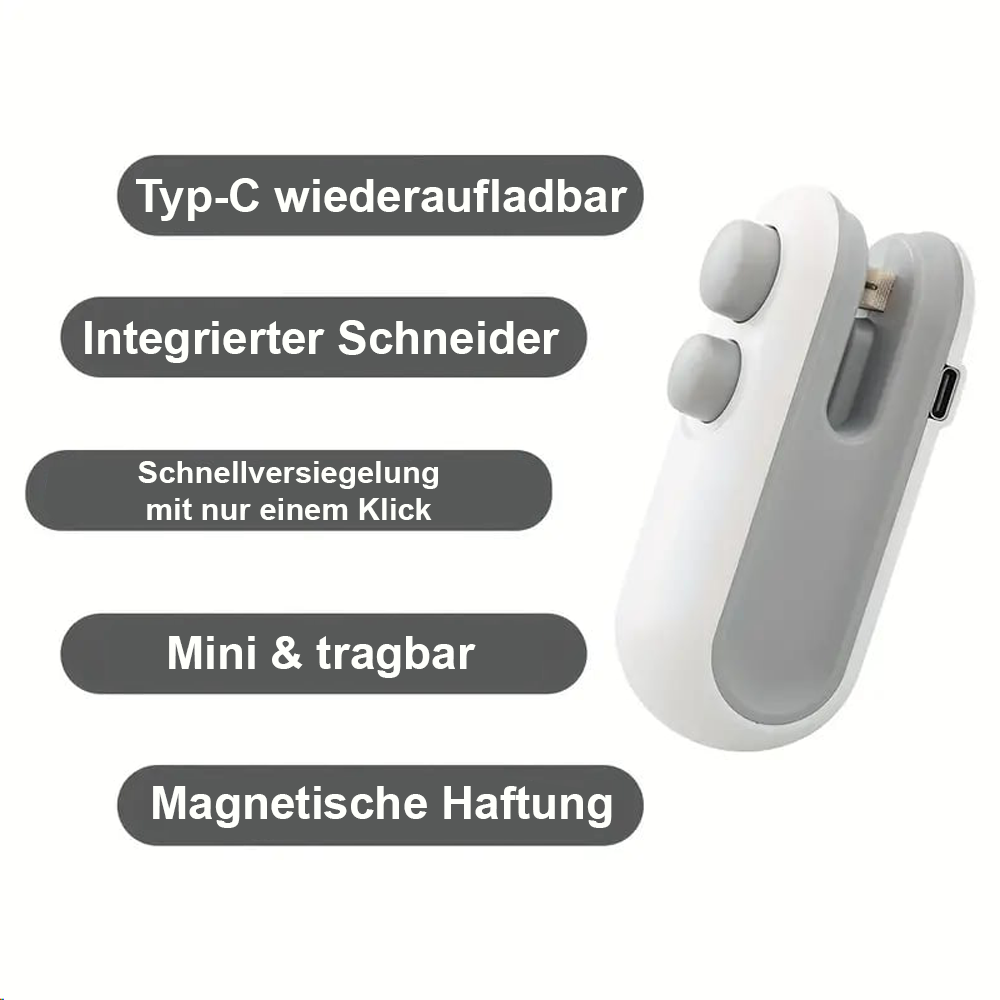 60% OFF💥Neujahrsangebot 55% Rabatt💥✨Mini Siegelmaschine – 🧊Frisch halten -Remifa®