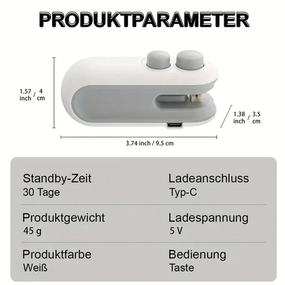 60% OFF💥Neujahrsangebot 55% Rabatt💥✨Mini Siegelmaschine – 🧊Frisch halten -Remifa®