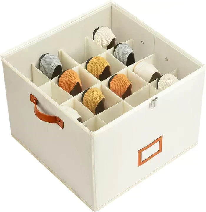 👟 Begrenzte Zeit – 50 % RABATT! 💥 Schuh-Organizer aus Stoff – platzsparende Aufbewahrungsbox – für bis zu 16 Paar Schuhe – ideal für Kleiderschränke, Flure & Reisen – schützt vor Staub & Schmutz