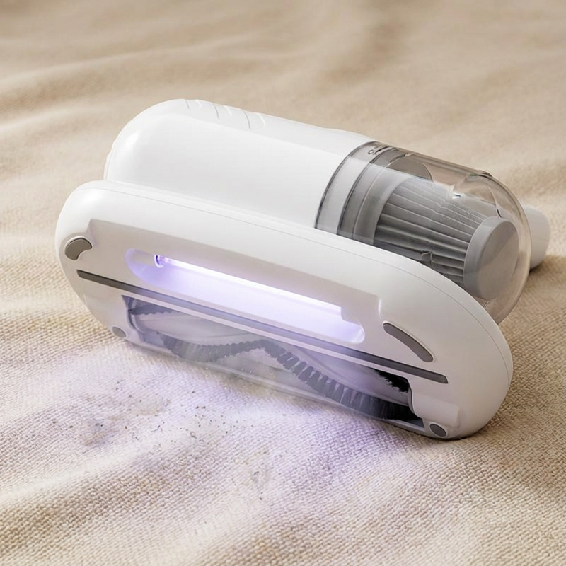 😱🛏️Unsichtbare Milben rauben dir den Schlaf! Normale Staubsauger nutzlos? Klopfen + Saugen + UV in einem!💥🔦 -Remifa®