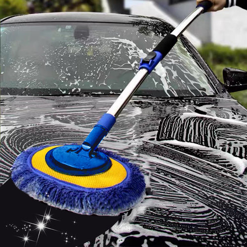 60%OFF DE🌞Frühlingserwachen: 50% Rabatt!🚗 Robuster Aluminium-Teleskop-Autowaschmopp – Langer Stiel, Schonende Reinigung & Vielseitig für alle Fahrzeuge