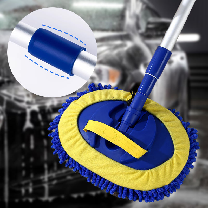 60%OFF DE🌞Frühlingserwachen: 50% Rabatt!🚗 Robuster Aluminium-Teleskop-Autowaschmopp – Langer Stiel, Schonende Reinigung & Vielseitig für alle Fahrzeuge