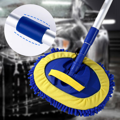 60%OFF DE🌞Frühlingserwachen: 50% Rabatt!🚗 Robuster Aluminium-Teleskop-Autowaschmopp – Langer Stiel, Schonende Reinigung & Vielseitig für alle Fahrzeuge