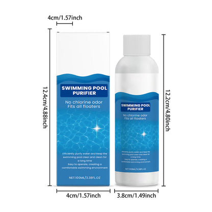 Schwimmbadreinigungsflüssigkeit – effektiv gegen Algen & Trübungen – für klare, hygienisch saubere Becken – ideal für Aufstell- & Folienbecken🏊‍♂️💧