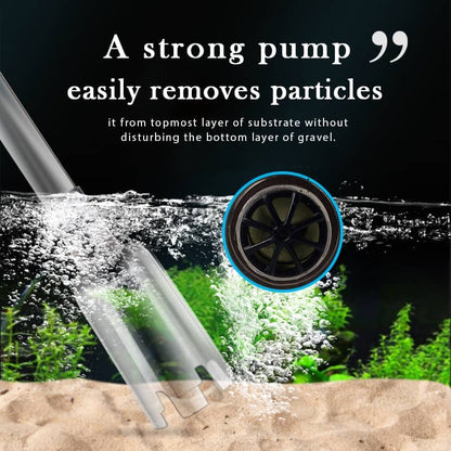 🐠📢 JETZT 50% RABATT! Elektrischer Aquarienkiesreiniger – Automatischer Mulmabsauger, wiederaufladbar & wasserdicht – Perfekt für sauberes Aquarium ohne Wasserwechselstress ✨