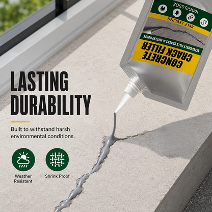 💧 50% Rabatt! Wasserfester Beton-Rissfüller 🧱 – Risse schnell reparieren & zuverlässig abdichten 🔧