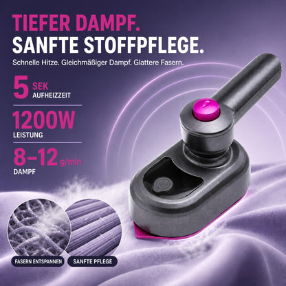 🔥 50 % RABATT! Tragbarer Kleidungsstück Bügeleisen – Kleidung schnell & einfach glätten upsell